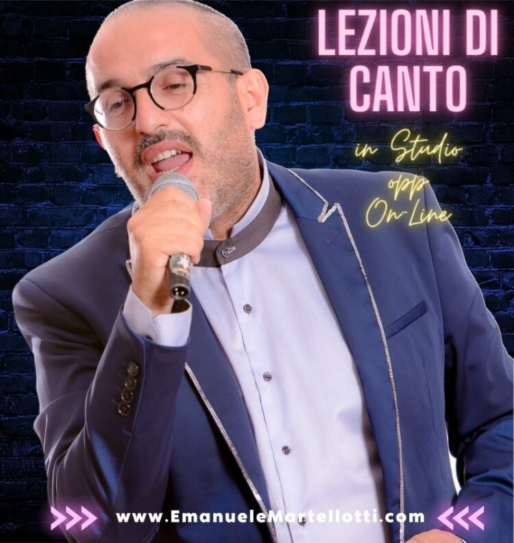 emanuele martellotti microfono cantante vocal coach insegnante